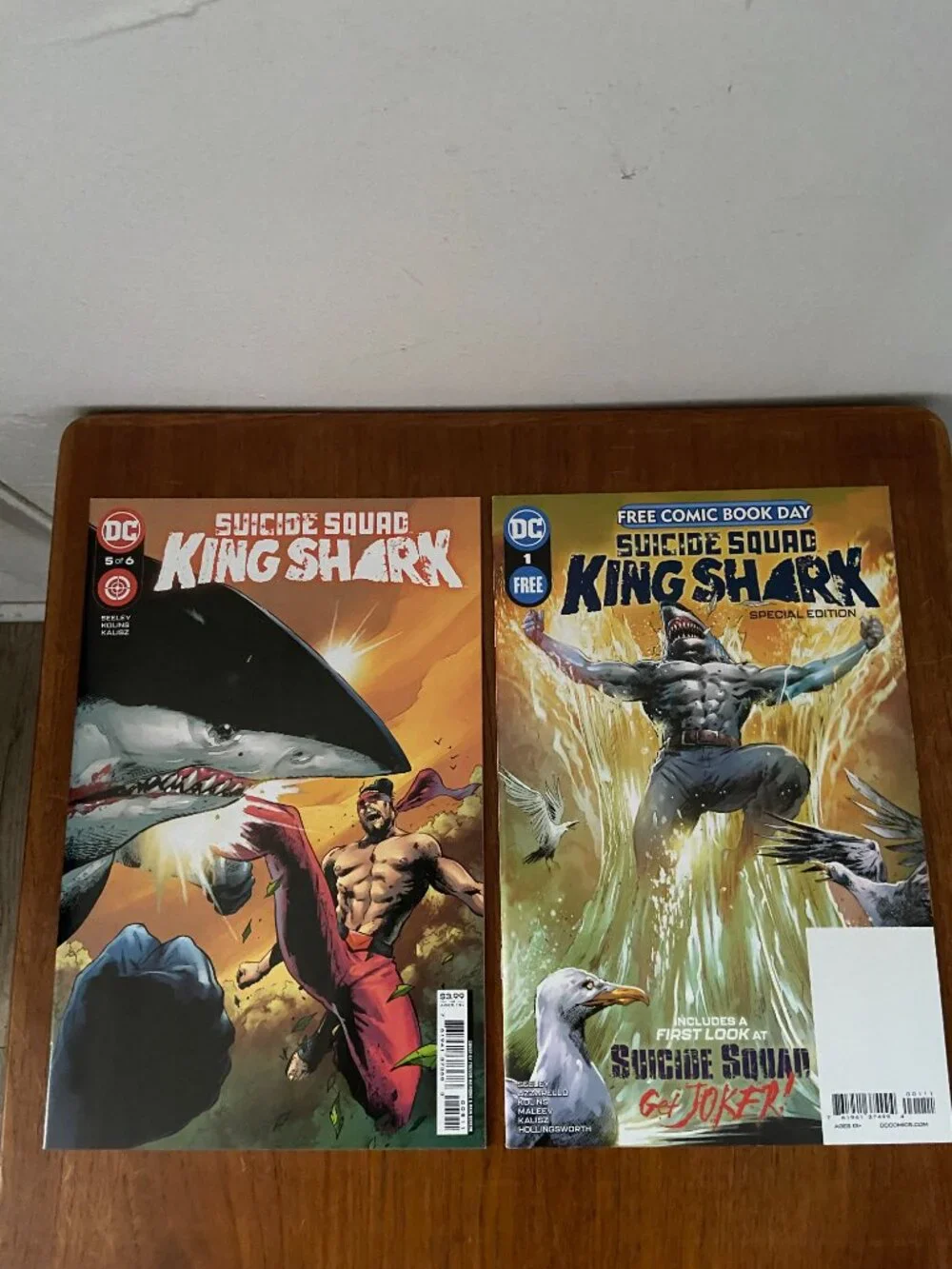 NM-VF Suicide Squad King Shark 1-5 Set With Comic Book Day Variant #1 Lot